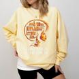 Education Is Freedom Afro Woman Book Illustration Comfort Colors Sweatshirt Blue Spruce