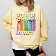 Equality Hurts No One Floral Books LGBTQ Gay Les Pride Month Comfort Colors Sweatshirt Blue Spruce Equality Hurts No One Floral Books LGBTQ Gay Les Pride Month Comfort Colors Sweatshirt Blue Spruce