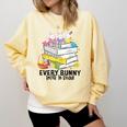 Every Bunny Loves To Read Easter Cute Reading Books Lover Comfort Colors Sweatshirt Blue Spruce Every Bunny Loves To Read Easter Cute Reading Books Lover Comfort Colors Sweatshirt Blue Spruce