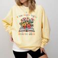 Floral Book Officially Retired 2025 A New Chapter Begins Comfort Colors Sweatshirt Blue Spruce Floral Book Officially Retired 2025 A New Chapter Begins Comfort Colors Sweatshirt Blue Spruce