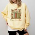 Flourish Dream Thrive Resist 84 67 Book Reading Nature Lover Comfort Colors Sweatshirt Blue Spruce Flourish Dream Thrive Resist 84 67 Book Reading Nature Lover Comfort Colors Sweatshirt Blue Spruce