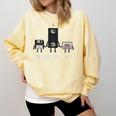 Never Forget Retro Nostalgia Tapes Throwback 80s Premium Tri-Blend Comfort Colors Sweatshirt Blue Spruce