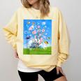 Frutiger Aero Aesthetic Tech Cherry Blossom Fishes Bubbles Comfort Colors Sweatshirt Blue Spruce Frutiger Aero Aesthetic Tech Cherry Blossom Fishes Bubbles Comfort Colors Sweatshirt Blue Spruce