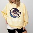 Good Book Is Out Of This World Astronaut Space Comfort Colors Sweatshirt Blue Spruce