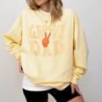 Groovy Dad 70s Aesthetic Nostalgia 1970's Retro Dad Comfort Colors Sweatshirt Blue Spruce