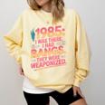 Hilarious 1985 Big Hair Bangs Joke For Gen X Nostalgia Comfort Colors Sweatshirt Blue Spruce Hilarious 1985 Big Hair Bangs Joke For Gen X Nostalgia Comfort Colors Sweatshirt Blue Spruce