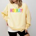 Hooray It's Library Day Teacher Reader Books Back To School Comfort Colors Sweatshirt Blue Spruce Hooray It's Library Day Teacher Reader Books Back To School Comfort Colors Sweatshirt Blue Spruce