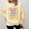 I'm From The 1900s 80s Millennial Boom Box Radio Comfort Colors Sweatshirt Blue Spruce
