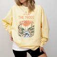 I'm From The 1900s This Was Our Playground Retro Comfort Colors Sweatshirt Blue Spruce