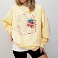 Imagine Being Afraid Of Drag Queens And Books LGBT Pride Comfort Colors Sweatshirt Blue Spruce