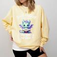 Just a Girl Who Loves Dragons And Books Dragon For Kids Comfort Colors Sweatshirt Blue Spruce Just a Girl Who Loves Dragons And Books Dragon For Kids Comfort Colors Sweatshirt Blue Spruce