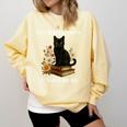 Life Is Better With Cats And Books Cute Cat Lover For Men Women Kids Comfort Colors Sweatshirt Blue Spruce Life Is Better With Cats And Books Cute Cat Lover For Men Women Kids Comfort Colors Sweatshirt Blue Spruce