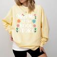 Meet Me At The Book Store Comfort Colors Sweatshirt Blue Spruce