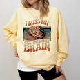 I Miss My Pre-Internet Brain Digital Nostalgia Retro Comfort Colors Sweatshirt Blue Spruce I Miss My Pre-Internet Brain Digital Nostalgia Retro Comfort Colors Sweatshirt Blue Spruce