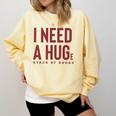 i Need a Huge Stack Of Books Comfort Colors Sweatshirt Blue Spruce