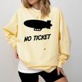No Ticket Jones 80's Nostalgia Comfort Colors Sweatshirt Blue Spruce