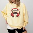 Nostalgia Cassette Men Women 80s 90s Retro Mixtape Tape Comfort Colors Sweatshirt Blue Spruce Nostalgia Cassette Men Women 80s 90s Retro Mixtape Tape Comfort Colors Sweatshirt Blue Spruce