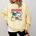 Nostalgia Gen X 90s Nineties Things Comfort Colors Sweatshirt Blue Spruce