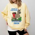 Patient With Me I'm From The 1900s Comfort Colors Sweatshirt Blue Spruce