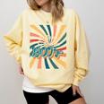 BE PATIENT I'M FROM THE 1900s RETRO SUNSET 90s 80s 70s Comfort Colors Sweatshirt Blue Spruce