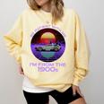 Be Patient With Me I'm From The 1900s Synthwave Comfort Colors Sweatshirt Blue Spruce Be Patient With Me I'm From The 1900s Synthwave Comfort Colors Sweatshirt Blue Spruce