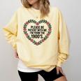 Please Be Patient With My I'm From The 1900s Comfort Colors Sweatshirt Blue Spruce