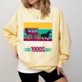 Please Be Patient With Me I'm From The 1900s Cool Dad Premium Comfort Colors Sweatshirt Blue Spruce