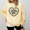 Please Be Patient With My I'm From The 1900s Generation Comfort Colors Sweatshirt Blue Spruce