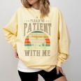 Please Be Patient With Me I'm From The 1900s Horse Comfort Colors Sweatshirt Blue Spruce