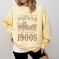 Please Be Patient I'm From The 1900s Mom Dad Men Women Premium Tri-Blend Comfort Colors Sweatshirt Blue Spruce Please Be Patient I'm From The 1900s Mom Dad Men Women Premium Tri-Blend Comfort Colors Sweatshirt Blue Spruce