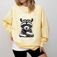 Please Be Patient I'm From The 1900s Old People Retro Comfort Colors Sweatshirt Blue Spruce