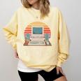 Please Be Patient I'm From The 1900s Retro Computer Geek PC Premium Comfort Colors Sweatshirt Blue Spruce Please Be Patient I'm From The 1900s Retro Computer Geek PC Premium Comfort Colors Sweatshirt Blue Spruce