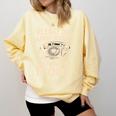 Please Be Patient With Me I'm From The 1900s Retro Humor Premium Tri-Blend Comfort Colors Sweatshirt Blue Spruce