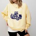 Please Be Patient I'm From The 1900s Retro Raccoon Saying Comfort Colors Sweatshirt Blue Spruce Please Be Patient I'm From The 1900s Retro Raccoon Saying Comfort Colors Sweatshirt Blue Spruce