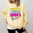 Please Be Patient With Me I'm From The 1900s Retro Vibes Comfort Colors Sweatshirt Blue Spruce