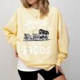 Please Be Patient With Me I'm From The 1900s Sarcastic Humor Comfort Colors Sweatshirt Blue Spruce