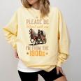 Please Be Patient With Mee I'm From The 1900s Comfort Colors Sweatshirt Blue Spruce