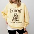 Please Be Patient Whith Me I'm From The 1900s Wife Husband Comfort Colors Sweatshirt Blue Spruce Please Be Patient Whith Me I'm From The 1900s Wife Husband Comfort Colors Sweatshirt Blue Spruce