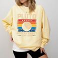 Pluto Never Forget Space Nostalgia Astronomy Humor Premium Tri-Blend Comfort Colors Sweatshirt Blue Spruce
