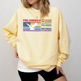 Pro America Pro Acceptance Pro Science Pro Equality Pro Book Comfort Colors Sweatshirt Blue Spruce Pro America Pro Acceptance Pro Science Pro Equality Pro Book Comfort Colors Sweatshirt Blue Spruce