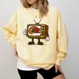 Protect PBS 80s Nostalgia Television Shirt Comfort Colors Sweatshirt Blue Spruce