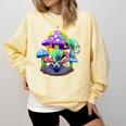 Psychedelic Alien Mushroom Nostalgia Groovy Vibe Hippie Comfort Colors Sweatshirt Blue Spruce Psychedelic Alien Mushroom Nostalgia Groovy Vibe Hippie Comfort Colors Sweatshirt Blue Spruce