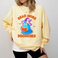 Read More Books Halloween Book Cute Ghost Reading Teaching Comfort Colors Sweatshirt Blue Spruce Read More Books Halloween Book Cute Ghost Reading Teaching Comfort Colors Sweatshirt Blue Spruce