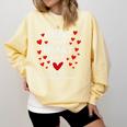 Read Your Heart Out Valentine Book Lover Reading Teacher Comfort Colors Sweatshirt Blue Spruce