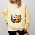 Read S'More Books Around Campfire National Book Week Comfort Colors Sweatshirt Blue Spruce