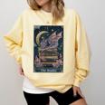 The Reader Tarot Card Book Dragon Romantasy Fantasy Bookish Comfort Colors Sweatshirt Blue Spruce The Reader Tarot Card Book Dragon Romantasy Fantasy Bookish Comfort Colors Sweatshirt Blue Spruce
