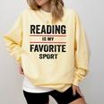 Reading Is My Favorite Sport Book Lover Quote Comfort Colors Sweatshirt Blue Spruce Reading Is My Favorite Sport Book Lover Quote Comfort Colors Sweatshirt Blue Spruce