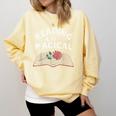 Reading Is Magical Book Lover Bookworm Librarian Library Day Comfort Colors Sweatshirt Blue Spruce