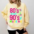 Retro 1980s 80's Baby 1990s 90's Made Me Nostalgia Vibes Comfort Colors Sweatshirt Blue Spruce