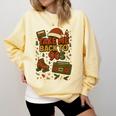 Retro 90s 80s Baby Christmas Holiday Nostalgia Comfort Colors Sweatshirt Blue Spruce